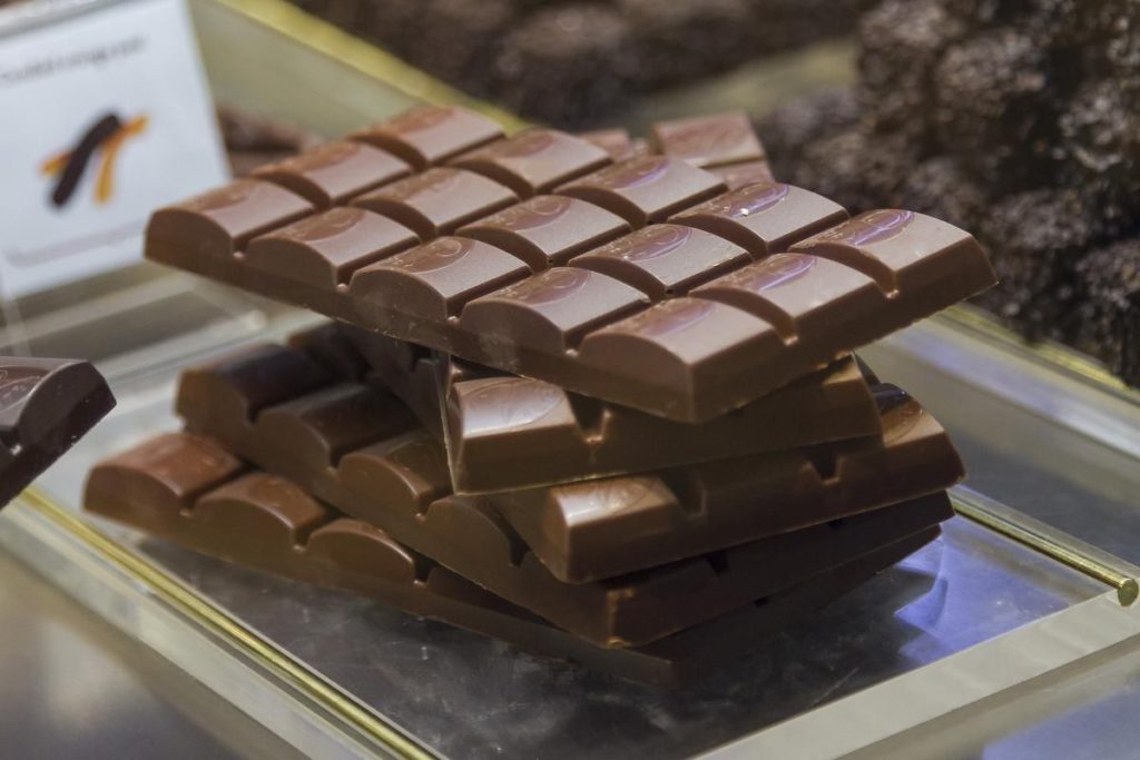 Какая нация есть больше всего шоколада в год