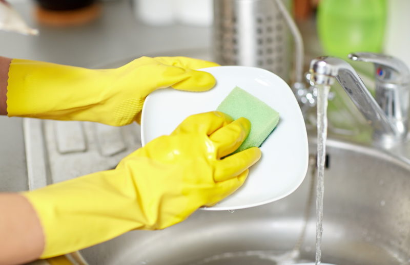 Что означают разные цвета губок для мытья посуды