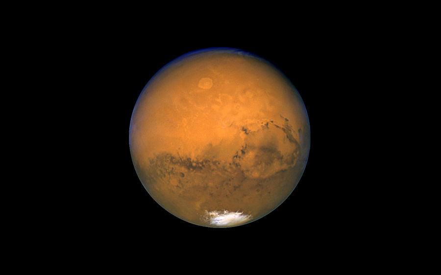 Ближайшие недели Марс можно будет увидеть невооруженным глазом
