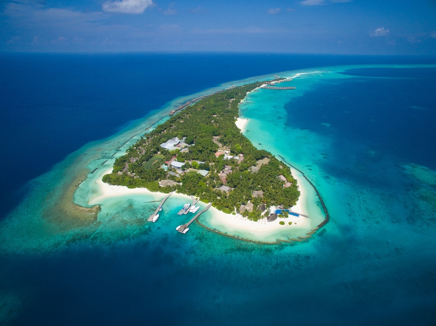 Kuramathi: один из самых больших курортов Мальдив