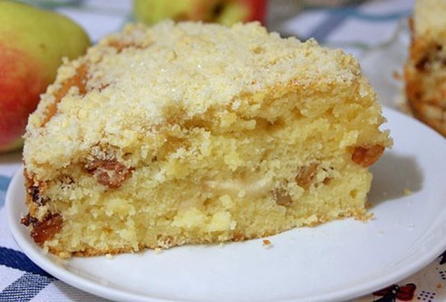 Обалденный яблочный пирог "Домашний"