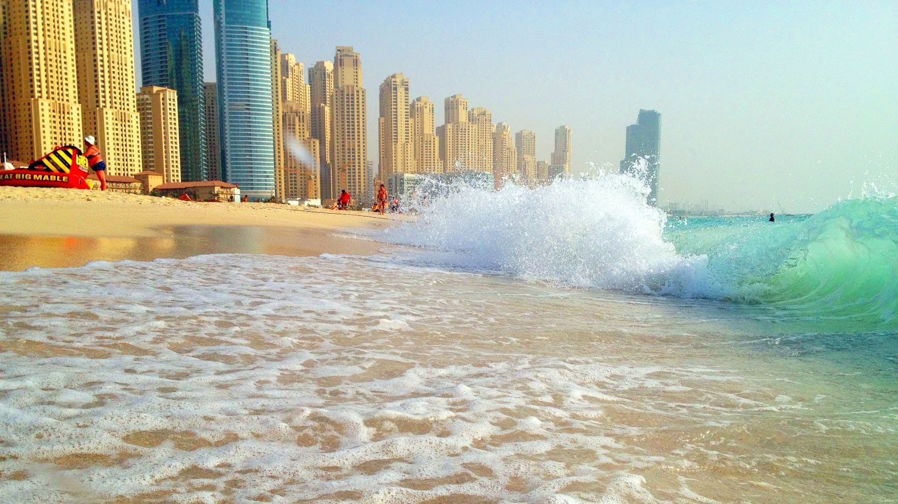 Пляж Дубай Марина променад