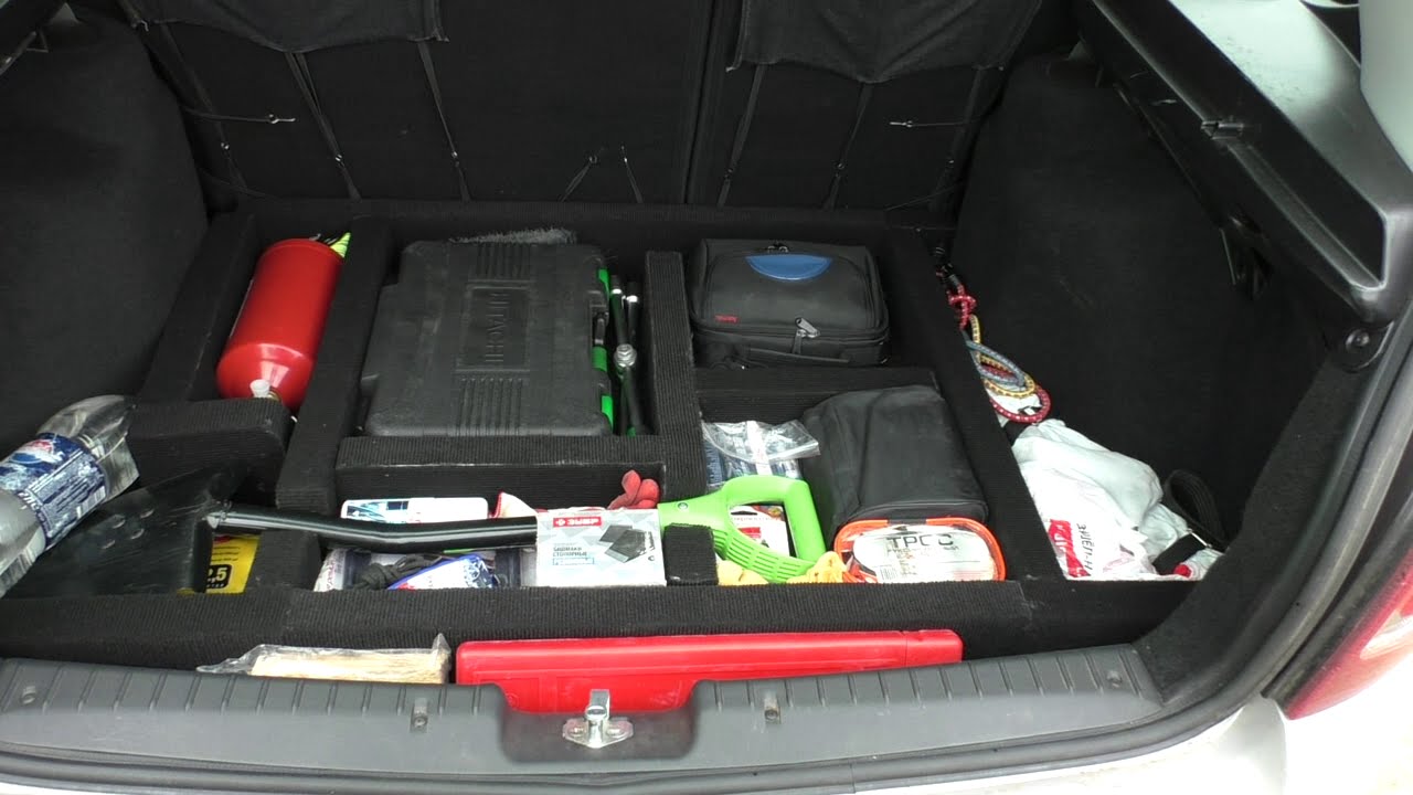 Что должно находиться в багажнике автомобиля