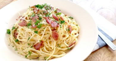 Спагетти под соусом карбонара