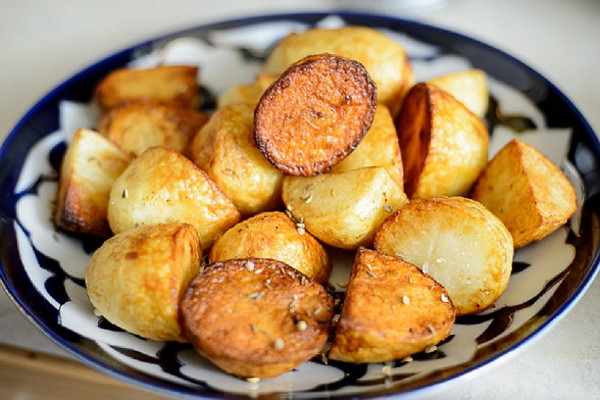 Жареный картофель по-узбекски