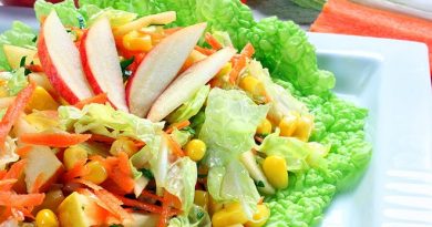Салат с пекинской капустой: диетический рецепт