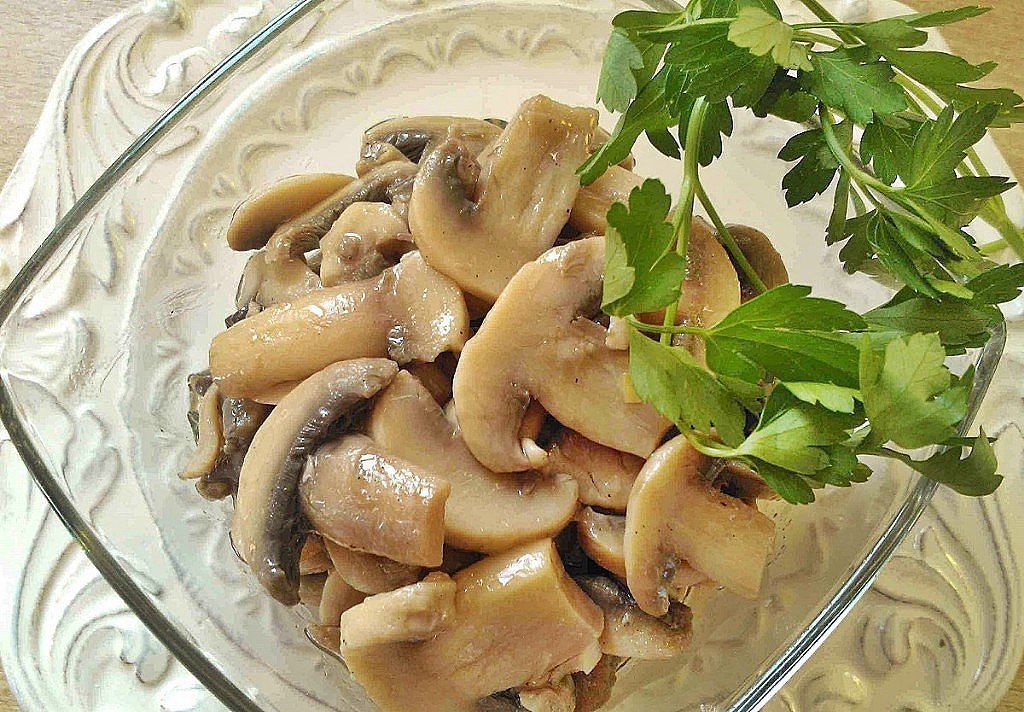 Грибы шампиньоны маринованные в домашних условиях быстрого приготовления рецепт с фото пошагово