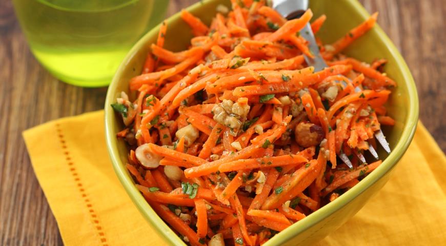 Морковный салат с медом