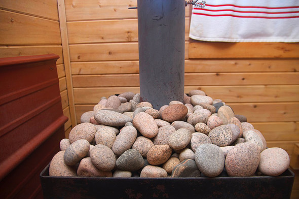Как правильно укладывать камни для каменки