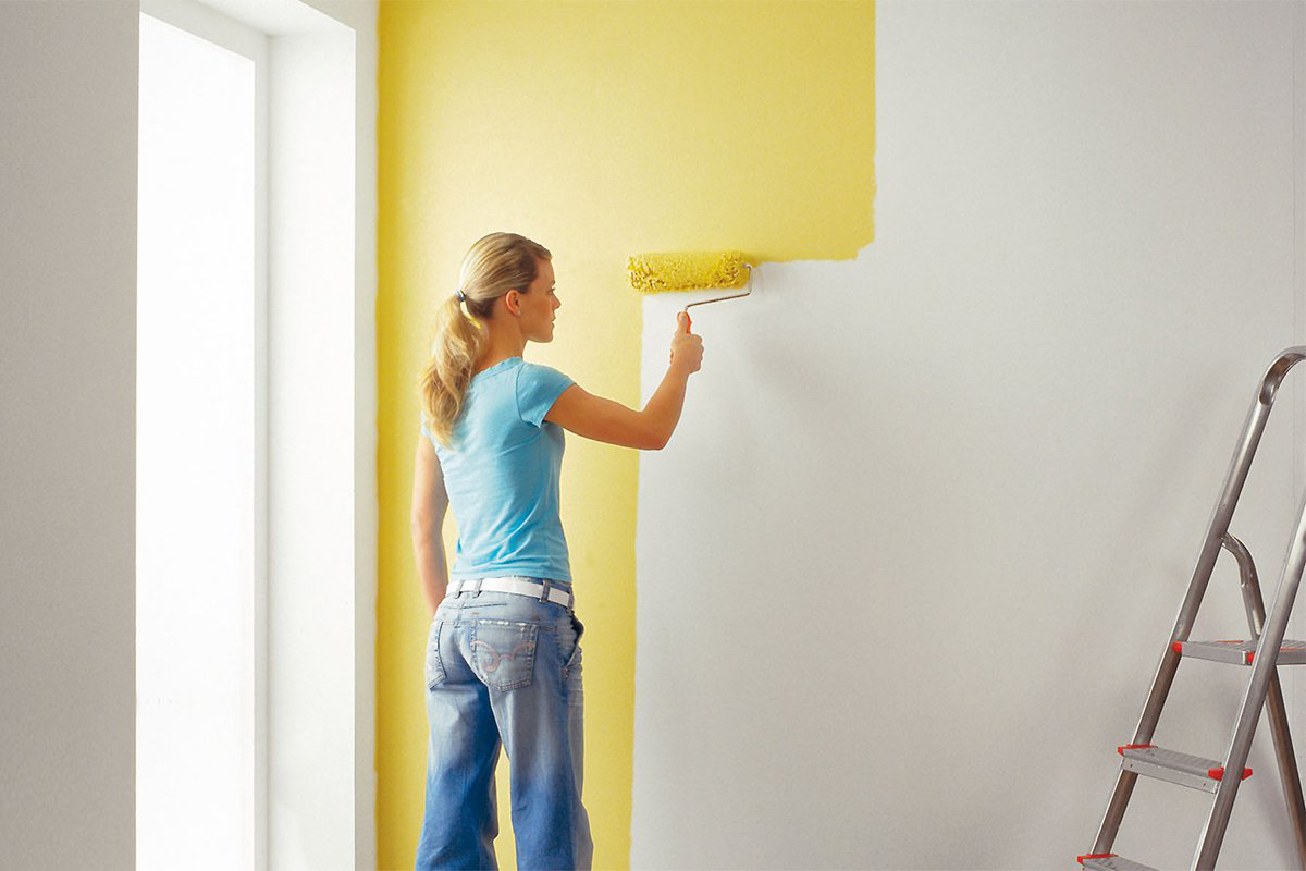 Какой краской покрасить стены в доме