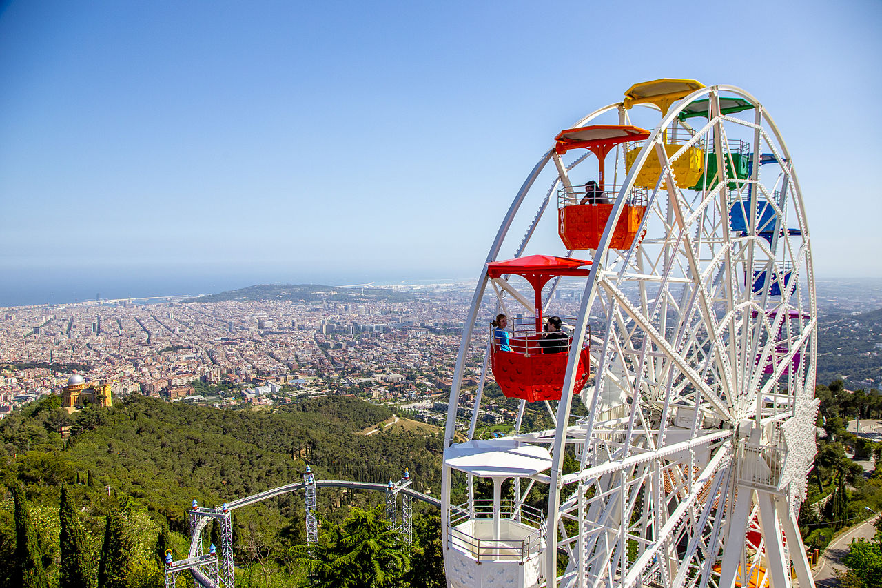 Парк развлечений Тибидабо в Барселоне
