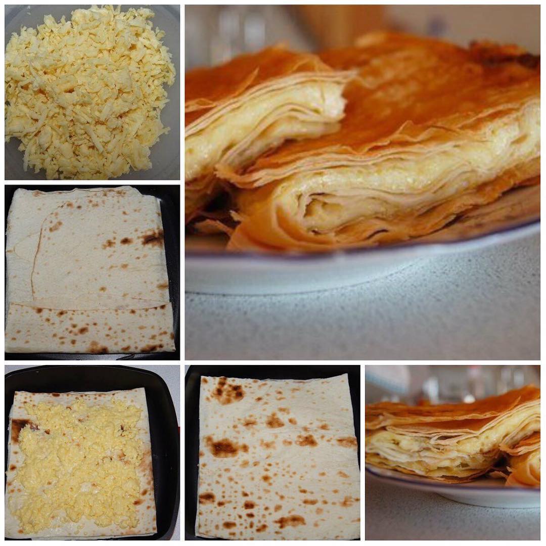 Сырный "пирог" из лаваша