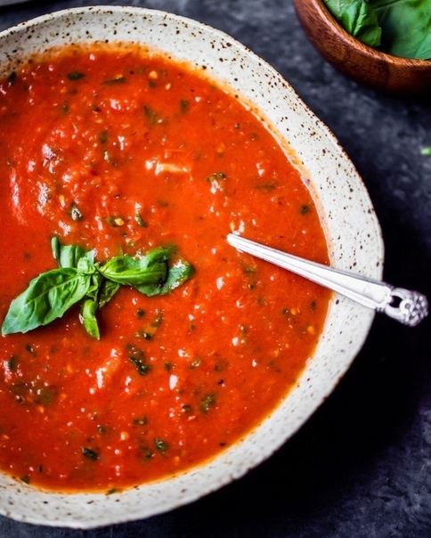 Суп из печёных томатов