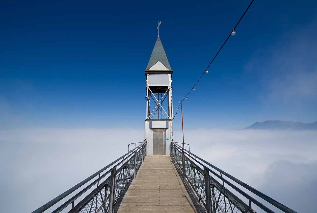 Где находится самый высокий открытый лифт Хамметшванд