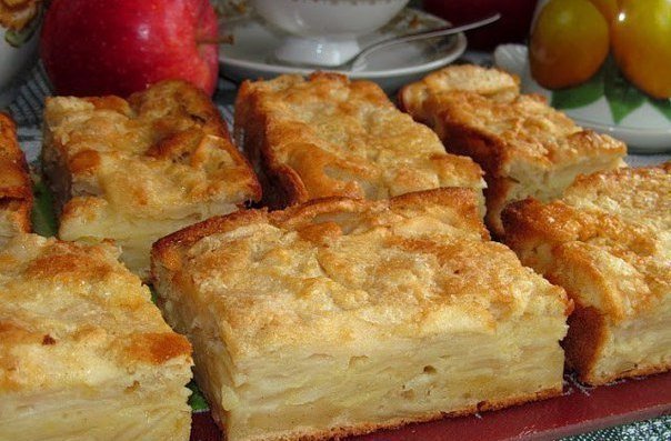 Яблочное пирог суфле