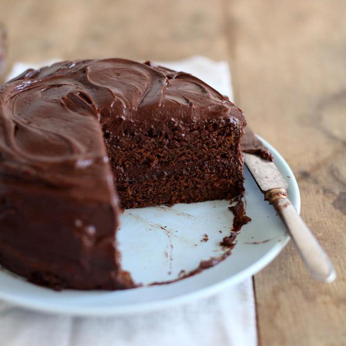 Быстрый пирог на кефире с шоколадом