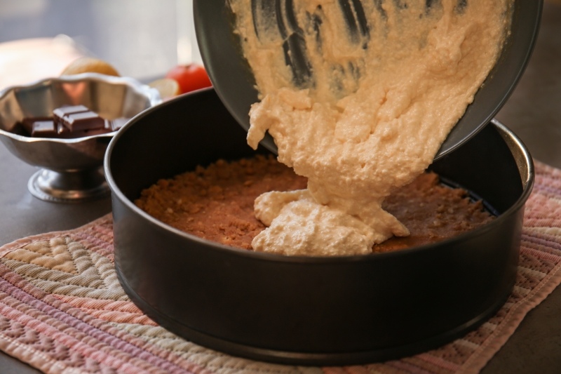 Рецепт творожного пирога с песочной крошкой