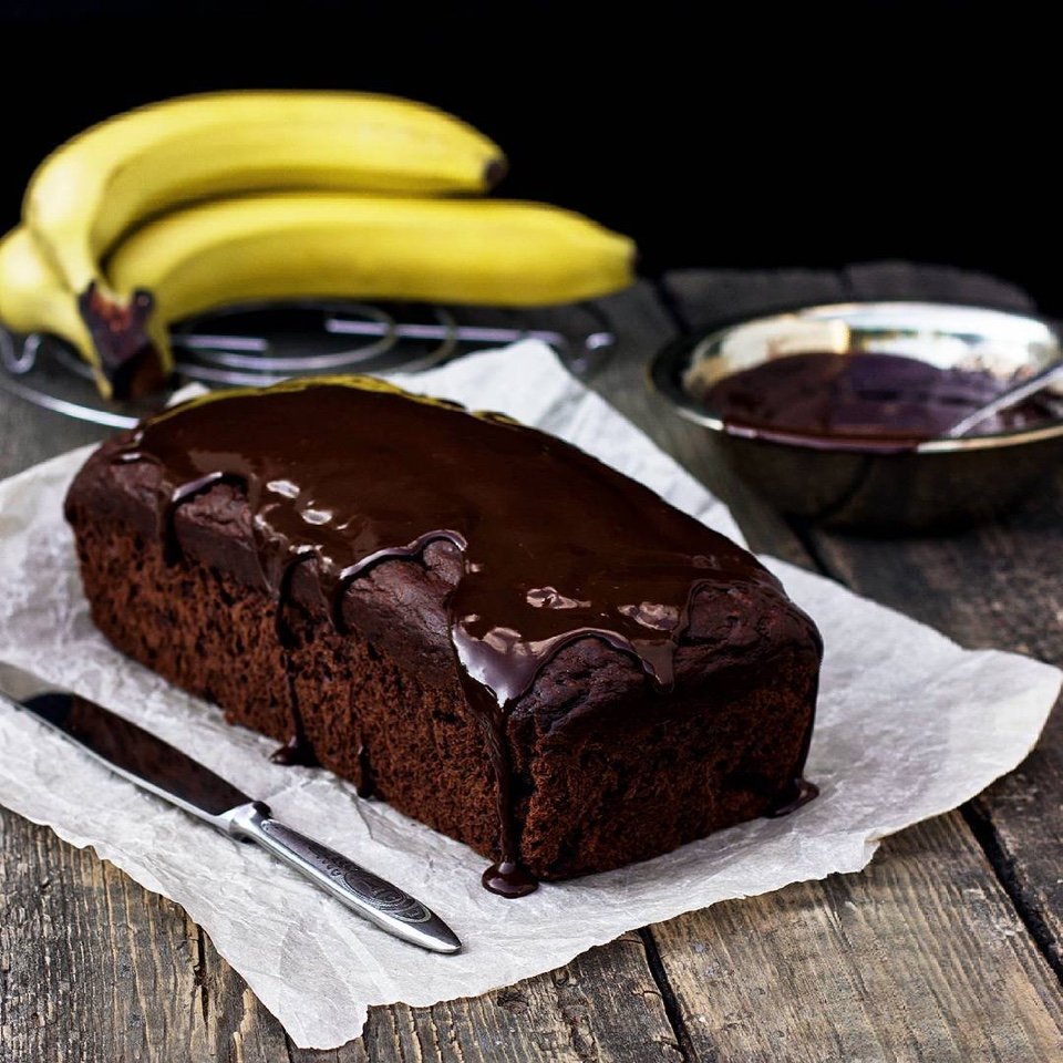 Шоколадно банановый десерт за пять минут