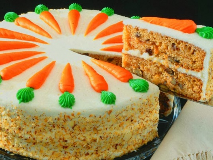 Морковный пирог на Пасху