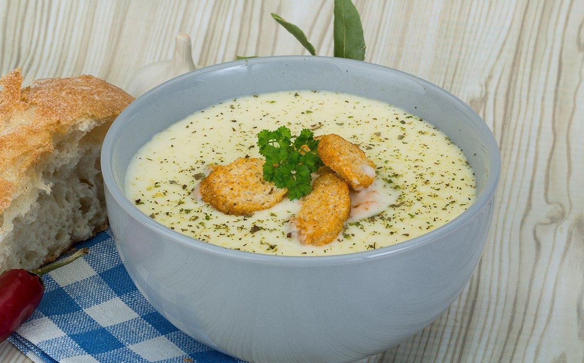 Сырный суп (с плавленным сырком) с курицей