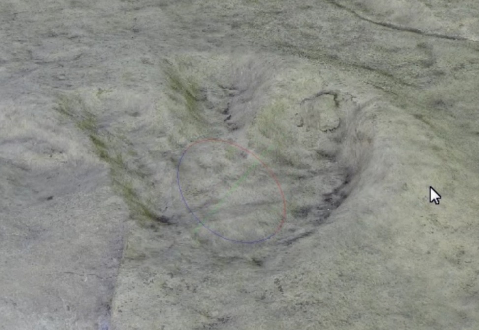 В Кисловодске найдены следы динозавра