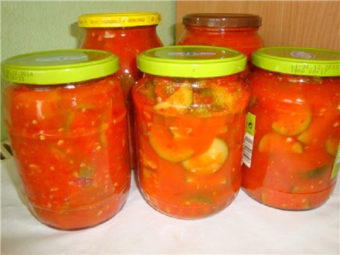 Изумительные кабачки в томатном соусе