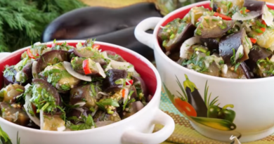Баклажаны, как грибы: интересный салат-закуска на зиму