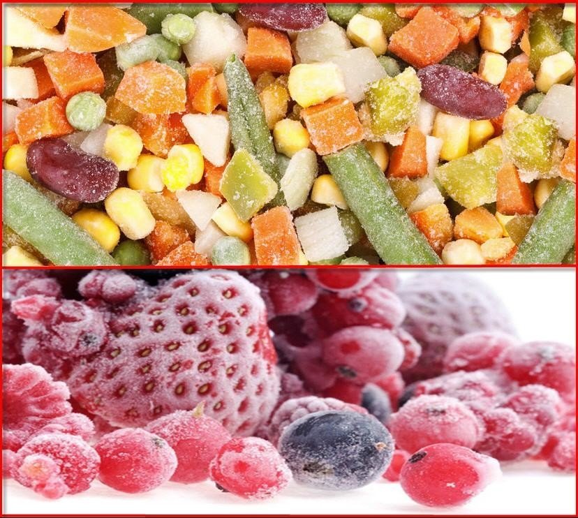 ТОП-7 правил замораживания овощей и фруктов
