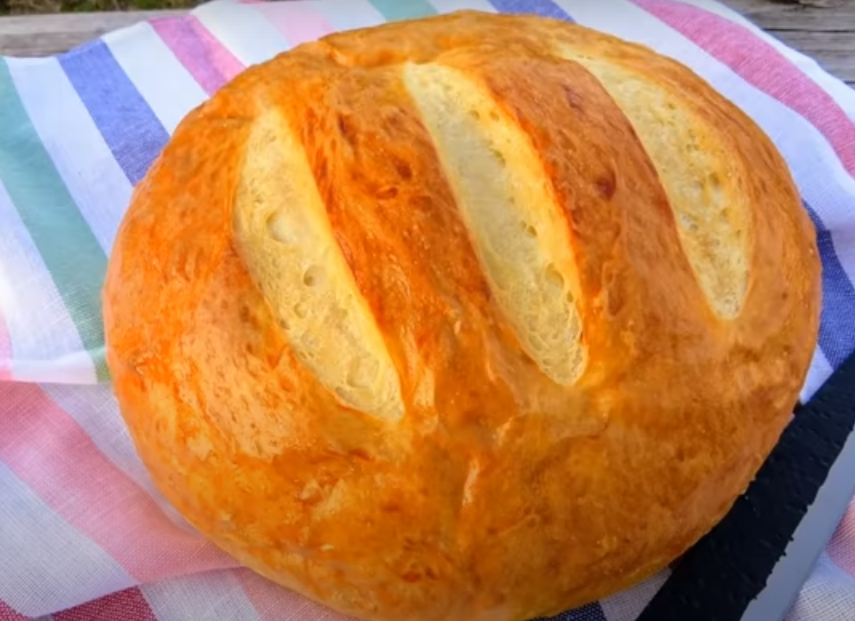 Домашний хлеб на кефире: просто и вкусно
