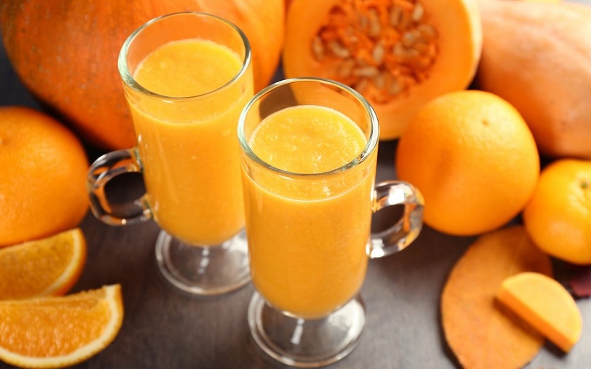 Тыквенно-апельсиновый сок с мякотью: закрываем полезный напиток на зиму