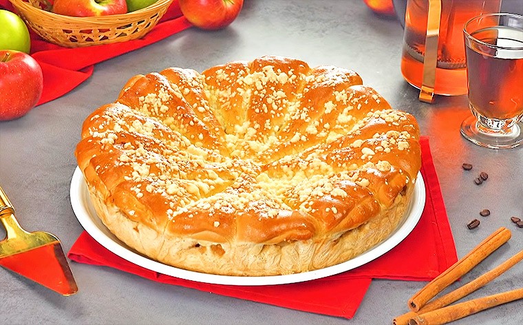 Как приготовить яблочный пирог «Рожки» рецепт