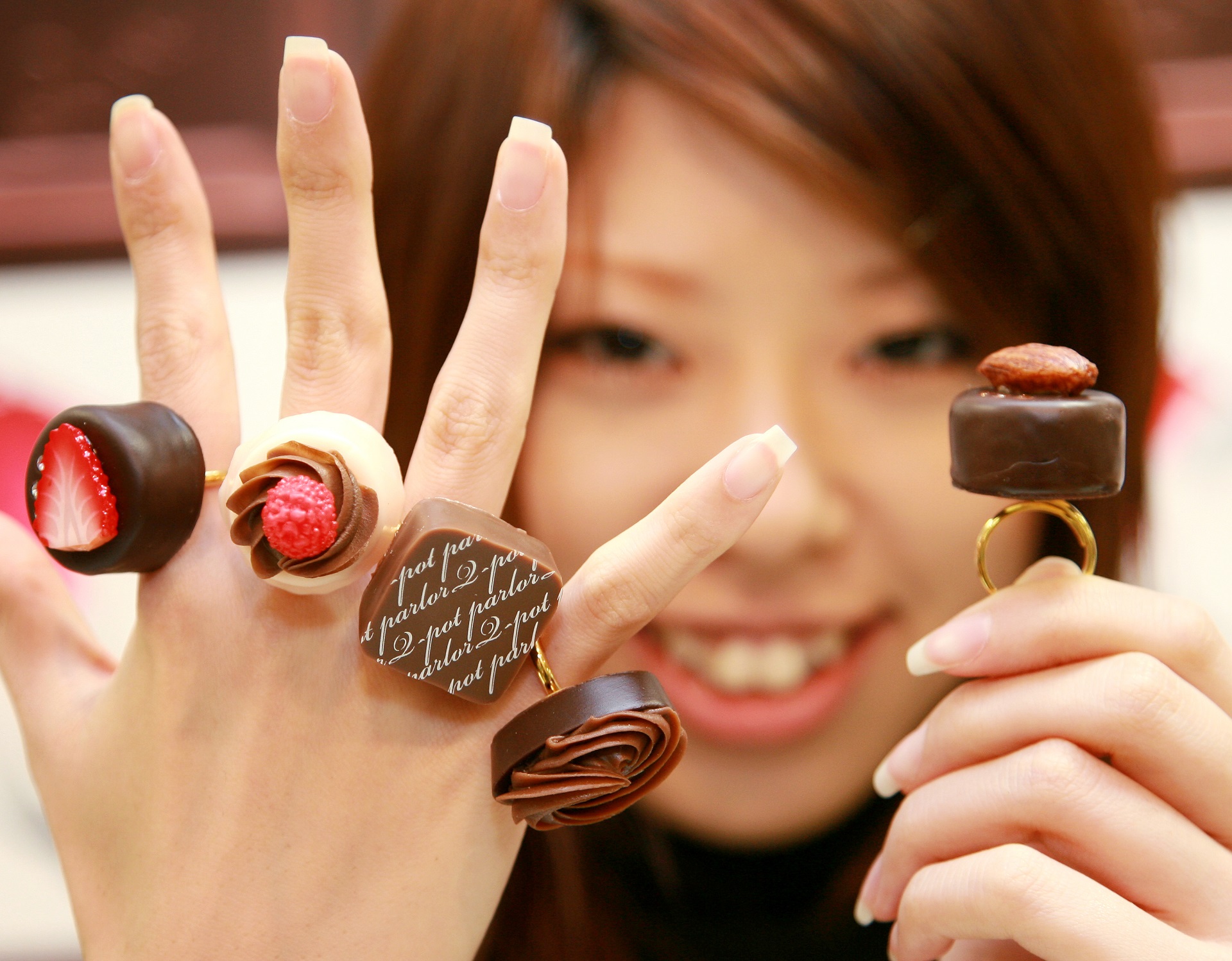Японские шоколадные конфеты